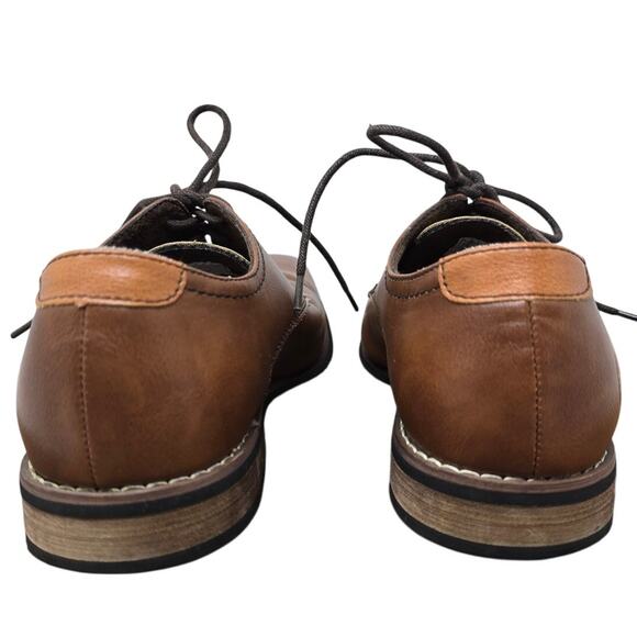 Steve Madden Lorenzo Brown Men\'s Business Work Church Dress Shoes 8 main image 4